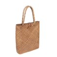 thumbnail image 4 of Moda mujer verano paja para totes playa casual bolso de hombro bolso de mano cesta Ba Feliz Sencillez, 4 of 5