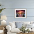 thumbnail image 3 of Stupell Industries Tropical Peaceful Sunset Over Pier Birch Framed Print Under Glass, 23 x 17, by LSR Design Studio, 3 of 8