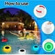 thumbnail image 3 of Flotador de piscina con luz nocturna, tableta flotante con luz solar, dispensador flotante de 1 y 3 pulgadas, tabletas, clorador de piscina ajustable, productos de luz flotante, 3 of 6