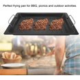 thumbnail image 4 of BBQ Frying pan, Stainless Steel Non-Sticky Barbecue Pan Frying Pot Grilling Plate Cookware Frying Pan for BBQ, Picnics and Outdoor Activities, 4 of 8