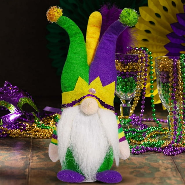 Decoración de Muñeca Sin Rostro de Carnaval Adorno de Anciano Enano de Carnaval Decoración de Muñeca Rudolf