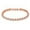 Rose Gold, variant on EARSTMAKEUP 3.0mm Heart Shape Tennis Bracelet for Women, 18K White/Yellow Gold Plated Heart Cubic Zirconia Link Bracele