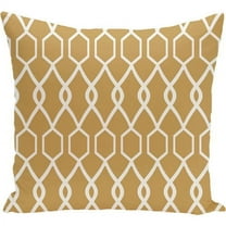 Simply Daisy 16" x 16" Charleston Geometric Print Outdoor Pillow
