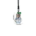 thumbnail image 3 of Perfume Pendant Car Aromatherapy, Empty Crystal Bottle, Rearview Mirror Decoration, Exquisite Design, Small Capacity, Long-lasting Aroma, Versatile Decoration, Portable Pendant, 3 of 6