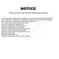 thumbnail image 2 of Transit Auto Front Rear Semi-Metallic Brake Pads and Parking Shoes Kit for Car Toyota RAV4 Matrix Pontiac Vibe KFN-100752, 2 of 11