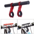 thumbnail image 4 of Soidarity Extensor de manillar de bicicleta con abrazaderas dobles soporte de extensión estante de montaje Universal al aire libre ciclismo de Ciclismo Rojo Fibra de carbon Soidarity OD020549-06B, 4 of 6