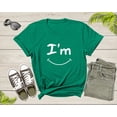 thumbnail image 4 of I am Happy Smile Cool Joyful Cheerful for Men Women Kids T-Shirt Cool Happy Smiley Face Lover Gift T Shirt for Teens Boys Girls Tshirt, 4 of 8
