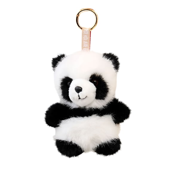 BESTSKY Panda Keychain Cute Keychain Toys for Kids Stuffed Panda Keychain Small Panda Plush Pendant Purse Charm Bag Hangings for Girls