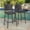 Dark Brown, variant on Jopath 29" Set of 2 Outdoor PE Rattan Armless Barstool for Garden Outdoor Patio Deck Balcony Dark Brown