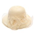 thumbnail image 1 of Tocado de organza para mujer, iglesia, Kentucky Derby, tocado para novia, fiesta de té, boda, 1 of 2