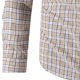 thumbnail image 4 of Blusa y camisa de manga larga con cuello vuelto para hombre, blusa informal a la moda con botones, cómoda y de manga larga con cuello vuelto, blusa de poliéster para hombre., 4 of 5