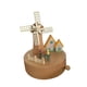 thumbnail image 3 of Caja de música de carrusel, caja musical mecánica para decoración navideña del hogar. Molino, 3 of 9