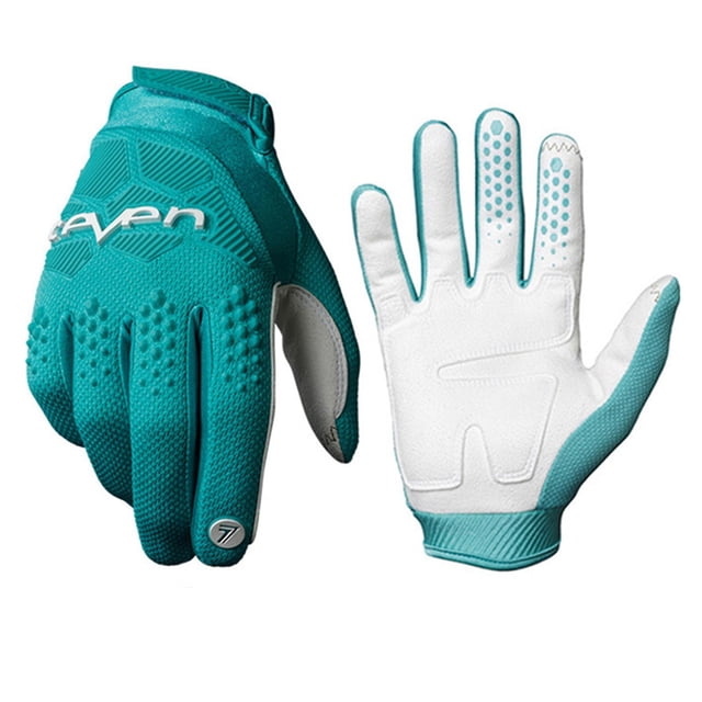 Azul claroXLGuantes de carreras de motos Guantes antideslizantes resistentes al desgaste transpirables con dedos completos
