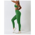 thumbnail image 4 of Conjuntos de entrenamiento for mujeres 2 piezas de talle alto sin costuras con sujetador deportivo acolchado conjuntos de ropa de gimnasio, 4 of 7