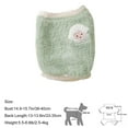 thumbnail image 3 of ToyKingdee Cute Cat Coat Warm Cozy Pet Apparel No Sleeve Soft Relief Sheep Pattern Dogs Puppy Dress Outfit Cat Clothes for Kittens, 3 of 7