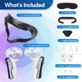 thumbnail image 2 of Soporte de interfaz facial VR con cubierta facial de espuma para Oculus Quest 2, 2 of 7
