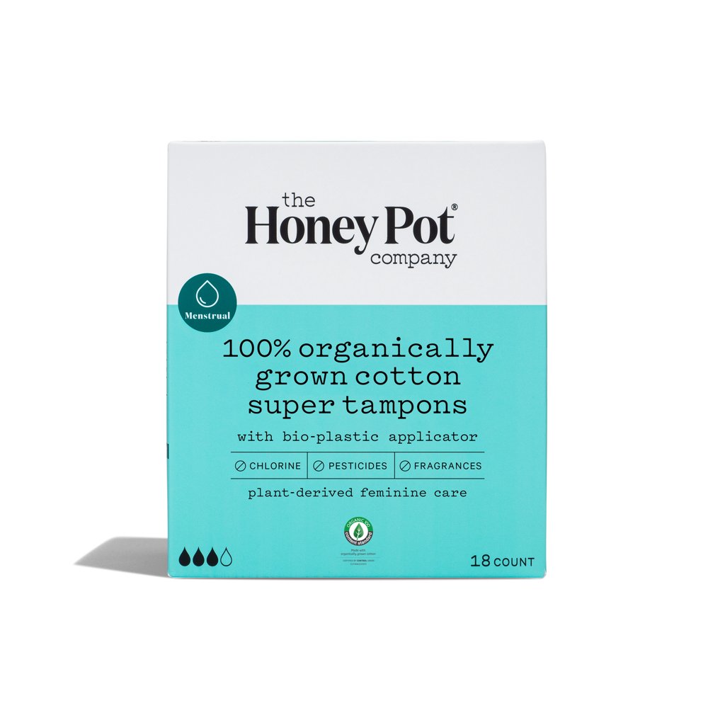 The Honey Pot Company Super Organic BioPlastic Applicator Tampon
