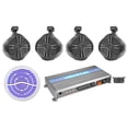 thumbnail image 1 of (4) Rockville 8" Wakeboard Speakerss+12" Subwoofer+Memphis 5-ch Amplifier, 1 of 12