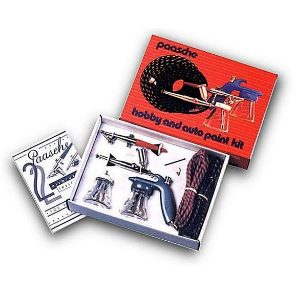 Paasche Airbrush Kit Contains 3 Different Airbrushes