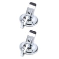 thumbnail image 1 of relayinert Door Hanging Hook Hanger Suction Cup Key Bathrobe Storage Rack Heavy Duty Coat Umbrella Accessory for Kitchen Bedroom Silver 2Set, 1 of 6
