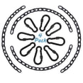 thumbnail image 1 of Juego de 4 Cadenas para Columpio JACNITAD 25 cm con 4 Mosquetones, Capacidad de 200 kg, 1 of 9