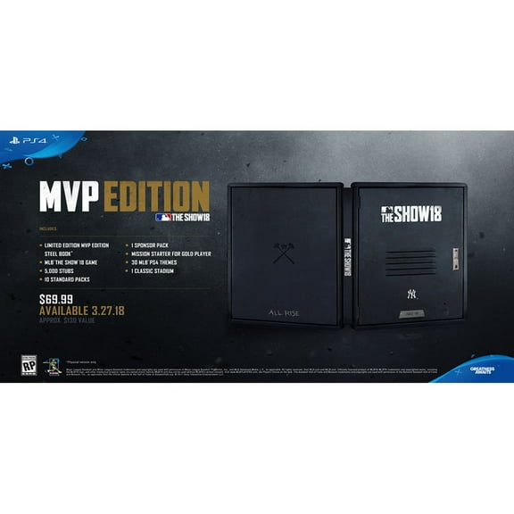 MLB The Show 18 MVP Edition, Sony, PlayStation 4, 711719517139