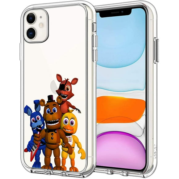 Phone Case for iPhone 11 Case, Clear Phone Case Individualized Design Cover Case (Five-Nights-at-Freddy)
