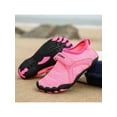 thumbnail image 3 of Eloshman Girls Boys Aqua Socks Quick Dry Water Shoes Barefoot Swim Beach Shoe Summer Anti-Slip Breathable Flats Lightweight Sneakers Dark Rose Red 13C, 3 of 3