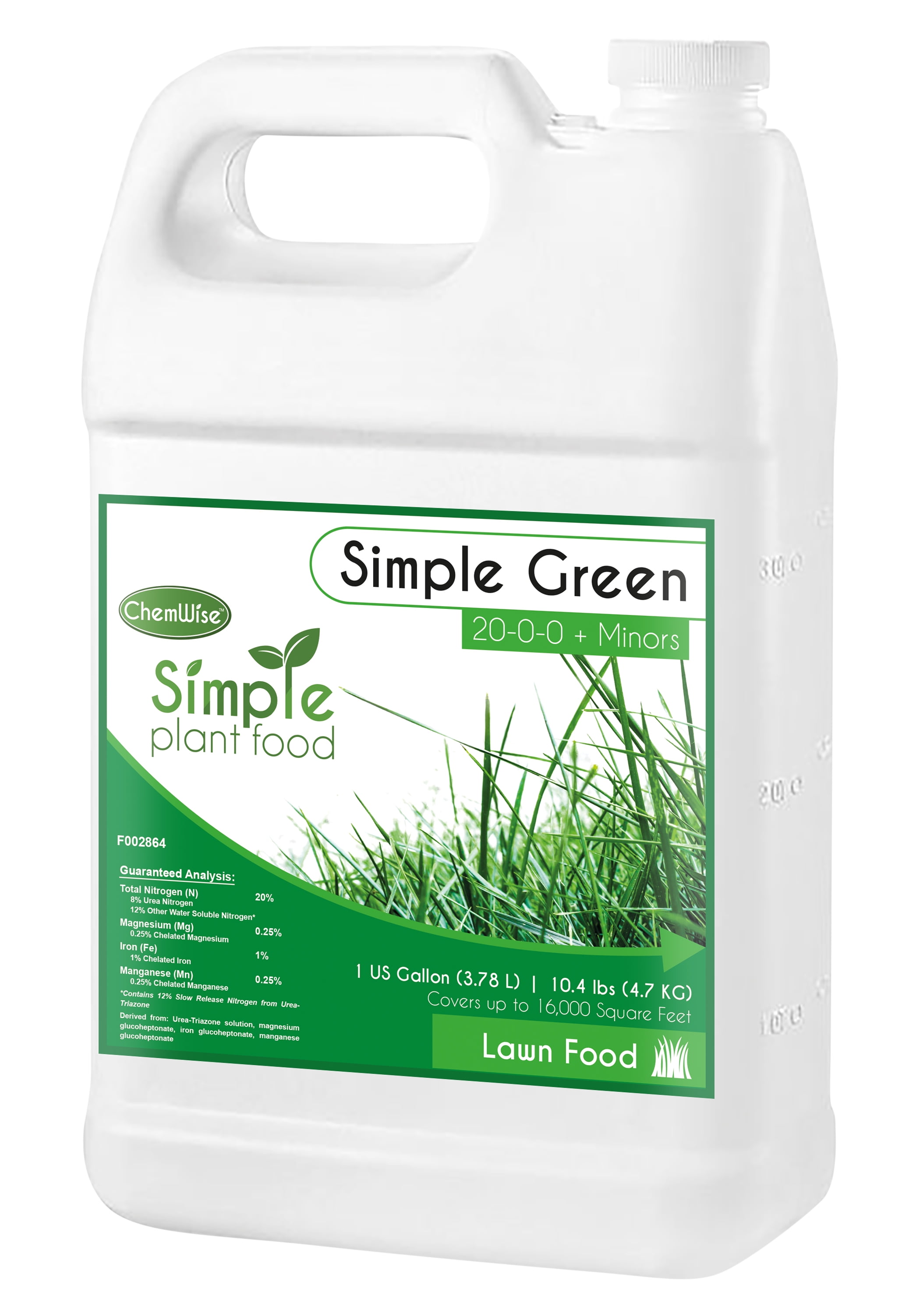 Simple Plant Food Simple Green 2000 Plus Minors Liquid Lawn Fertilizer