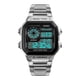 thumbnail image 1 of Reloj Electrónico SKMEI Trendy Square Oro Rosa para Hombres y Mujeres Btafrte (1335SI) Plata, 1 of 9