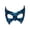 A005- Light Blue, variant on Lace Masquerade Mask, 6 Inch Rainbow Bat Mask, Womens Masquerade Mask for Masquerade Party Mardi Gras Halloween and Event, 1 Pack