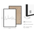 thumbnail image 3 of Haus & Hues Black and White NYC Wall Art - Black and White Pictures for Wall Decor New York City Wall Art NYC Skyline Wall Art Black and White NYC Skyline Line Art (Framed Black, 24x36), 3 of 6