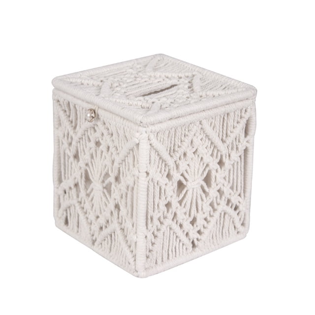 Bewildely Caja de pañuelos, soporte de almacenamiento de papel, hogar, oficina, negocios, cocina, baño, organizador de servilletas, caja contenedora, Almacenamiento y organización del hogar Bewildely HA069594-01