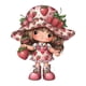 thumbnail image 2 of Round Neck Short Sleeve T - shirt for US Women, Breathable, Strawberry - themed Graphic Pattern, Casual , Sweet Vibe, Plus Sizes, 2 of 7