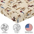 thumbnail image 5 of Sweet Jojo Designs Wild West Cowboy Boy 100% Cotton Muslin Fitted Crib Sheets Set 2 Piece, 5 of 6