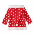 thumbnail image 4 of Odeerbi Christmas Outfit For Boys Girls Toddler Baby Hooded Nightgown Autumn Winter Dot Belt Christmas Style Plush Bathrobe White, 4 of 9