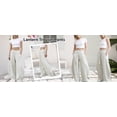 thumbnail image 4 of Casual Wide Leg Pants for Women Baggy Barrel Sweatpants Elastic Waist Lantern Trouser Pants, 4 of 6