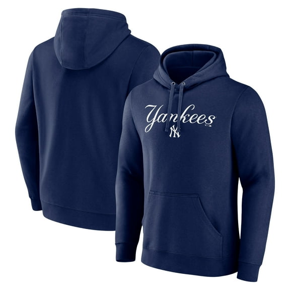 Men's Navy New York Yankees Series Sweep Pullover Hoodie