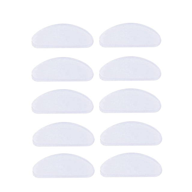 5 pares de almohadillas nasales adhesivas, almohadillas para gafas, almohadillas nasales de silicona antideslizantes para gafas, gafas de sol, 1,5 mm