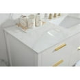 thumbnail image 4 of 60 inch single bathroom vanity in white, 4 of 8