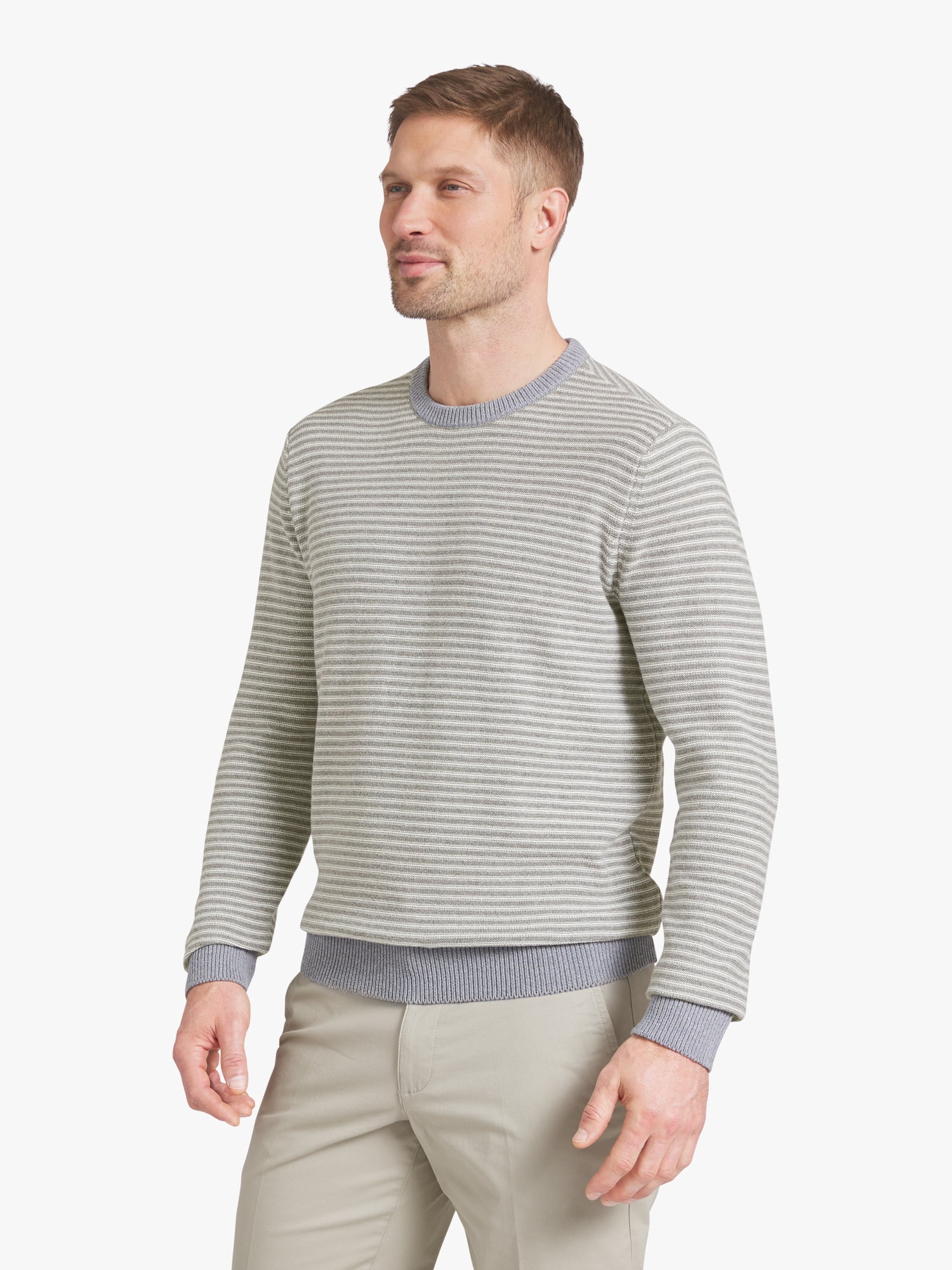 Chaps Men's & Big Men's Long Sleeve Crewneck Sweater, Sizes S-3XL