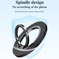 thumbnail image 6 of TECH CIRClE Magnetic Phone Ring Holder for MagSafe, Magnetic Cell Phone Grip Stand Finger Ring Kickstand with Two-Sided Magnetic for iPhone 15 Pro Max 14 13 12,Android,MagSafe Accessories,Matte Blue, 6 of 10