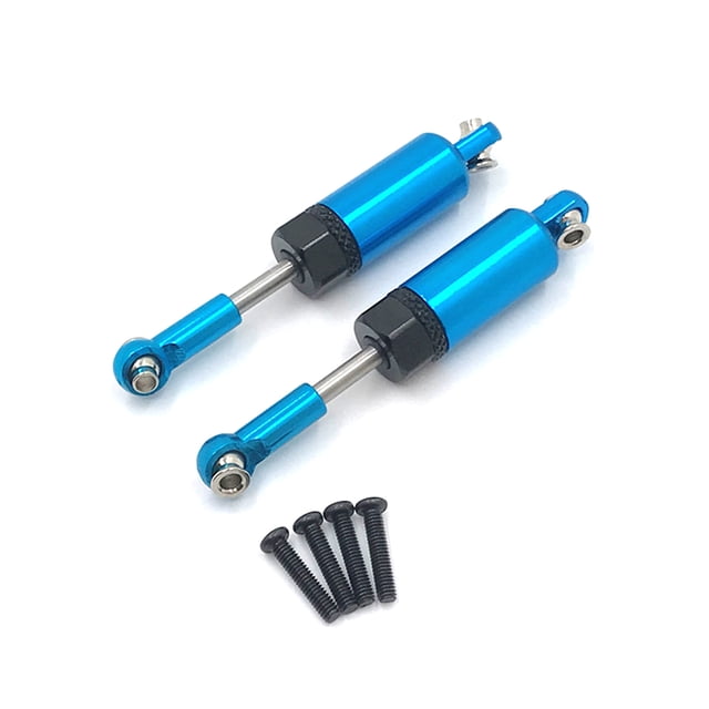 Vogacara Amortiguador hidráulico para coche de control remoto, 2 piezas, amortiguador lleno de aceite para vehículo, actualización de reparación de Kits de construcción modelo Azul Vogacara FN012223-01B