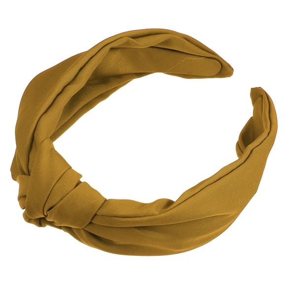 Vocoste 1 Pc Knotted Headbands Women Hairband Hair Hoop for All Hair Hair Accessories Yellow