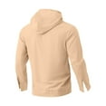 thumbnail image 6 of Men's Big and Tall Quarter Zip Hoodie Fleece Lined Warm Casual Pullover, 6 of 8