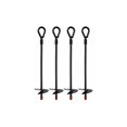 thumbnail image 1 of Ground Anchors, Heavy Duty 5 pulgadas Earth Auger Ground Anchors, Ground Anchors Sets para tiendas de campaña, toldos, refugios, trampolines y columpios (4 piezas) esquí esquí Gafas de esquí, 1 of 5