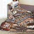thumbnail image 5 of Husband Gifts from Wife, Husband Blanket 50x60 Inch for Him, Warm Throw Blankets Gifts for Husband Wedding Valentine's Day Husband Gifts, 5 of 5