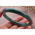 thumbnail image 5 of Certified Icy Green Burma Natural A JADE Jadeite Circle Bangle Bracelet 56 mm 657826 TN, 5 of 14