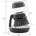 thumbnail image 3 of Dish Scrub Brush Kitchen Scrubber Washing Brush with Soap Dispenser for Cleaning Pan,Pot,Sink, 3 of 8