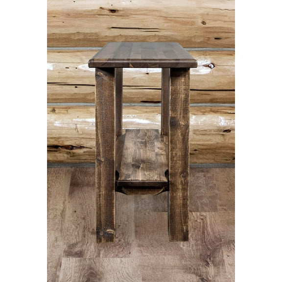 Homestead Collection Chairside Table, Stain & Lacquer Finish